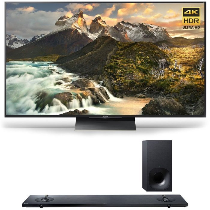 Sony XBR-65Z9D - 65-inch 4K Ultra HD LED TV w/ HT-NT5 Sound Bar Bundle includes TV and Sony HT-NT5 Sound Bar with...