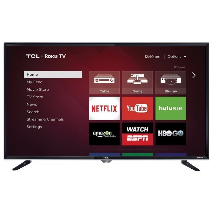 TCL&nbsp;50FS3850&nbsp;1080p&nbsp;50"&nbsp;LED TV, Black&nbsp;(Certified Refurbished)