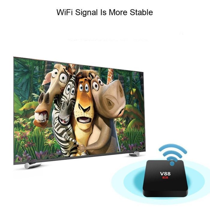 TV Box, Doinshop Android 5.1 Quad Core Mini PC Smart Google TV BOX Smart TV N4