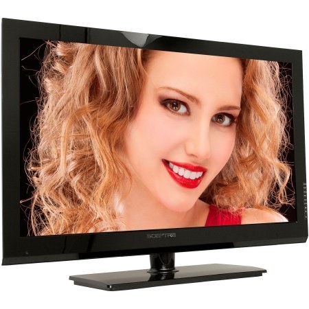 Sceptre 32" Class LED 720p 60Hz HDTV(2.35" ultra-slim) with Built-in DVD Player, E325BD-M, Black /32" LED panel... N3