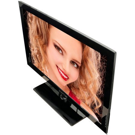 Sceptre 32" Class LED 720p 60Hz HDTV(2.35" ultra-slim) with Built-in DVD Player, E325BD-M, Black /32" LED panel... N6