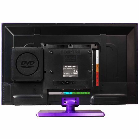 Sceptre 32" 720p 60Hz Class LED HDTV with Built-In DVD Player,E325PD-M, Purple N3