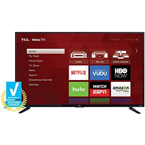 TCL 55FS3750 55" 1080p 120Hz Roku Smart LED HDTV /Color: Black