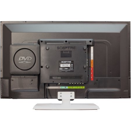 Sceptre 32" 720p 60Hz Class LED HDTV with Built-In DVD Player,E325PD-M, White N4