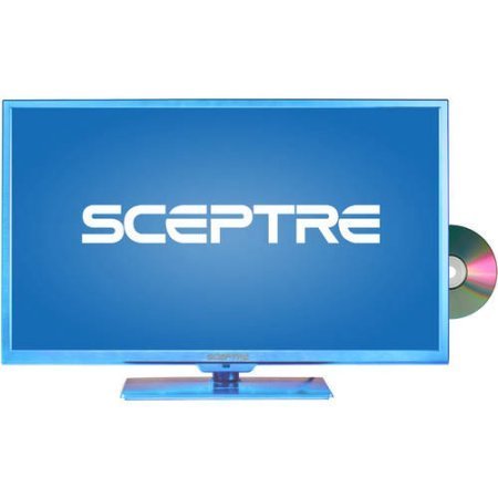 Sceptre 32" 720p 60Hz Class LED HDTV with Built-In DVD Player,E325PD-M, Blue