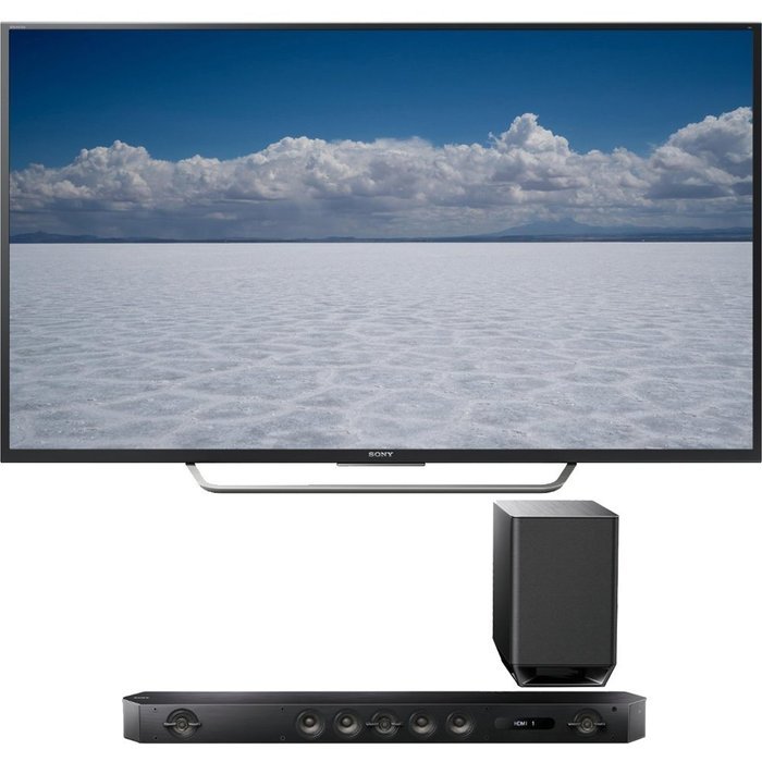 Sony XBR-65X750D 65" Class 4k HDR Ultra HDTV with Sony HT-ST9 Hi-Res 7.1 Channel Sound Bar w/ Wireless Subwoofer