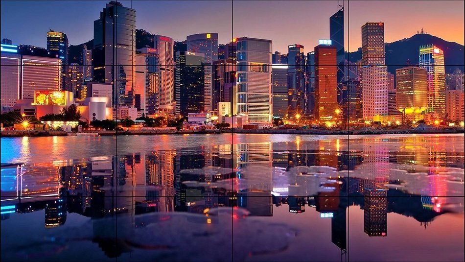 4x4 Video Wall (Sixteen 46" Displays) N2