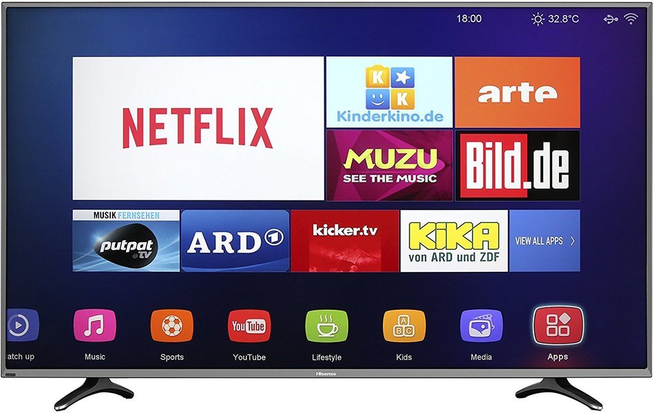 Hisense 43inch 1080p 120 Ultra Smooth Motion LED Wi-Fi Smart HDTV with Full Web browser N2