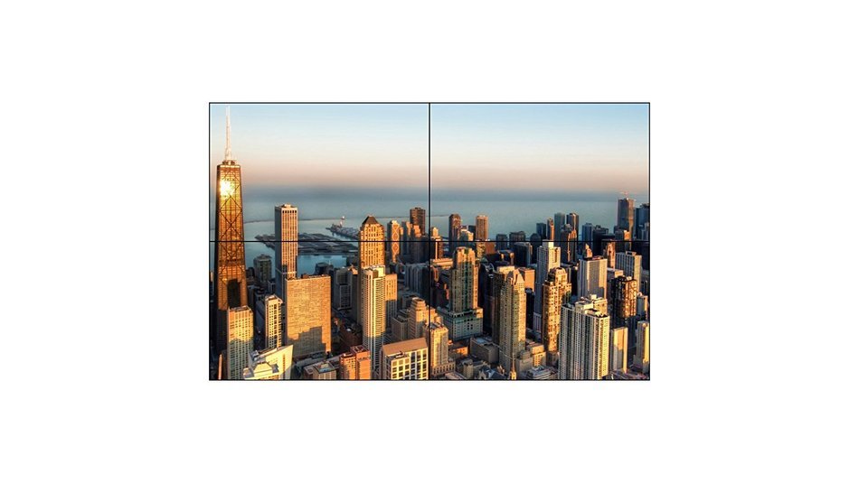 2x2 Video Wall (Four 55" Displays) N2