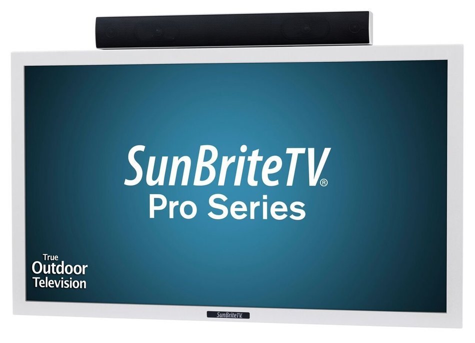 42" TV Outdoor Pro Sunbrite Model 4217HD All Weather Television LED LCD HD Direct Sunlight View - WHITE Aluminum... N4