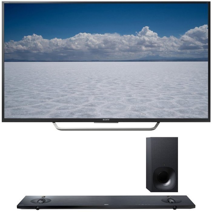 Sony XBR-65X750D - 65" Class 4K Ultra HD TV + Sony HT-NT5 Sound Bar with Hi-Res Audio and Wireless Streaming