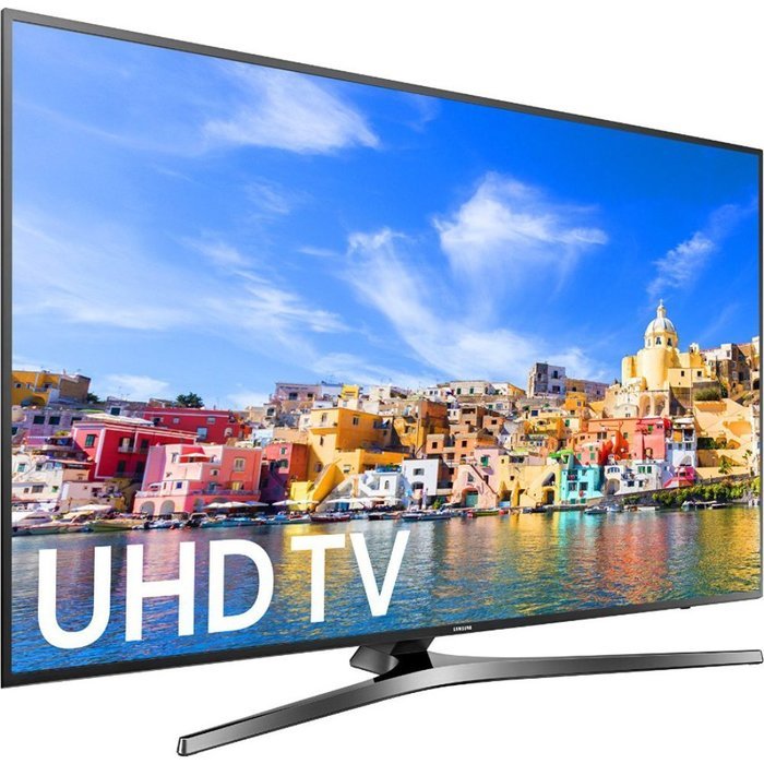 Samsung 65" Class KU7000 7-Series 4K UHD TV (UN65KU7000FXZA) with Samsung 3D Wi-Fi 4K Ultra HD Blu-ray Disc Player N3