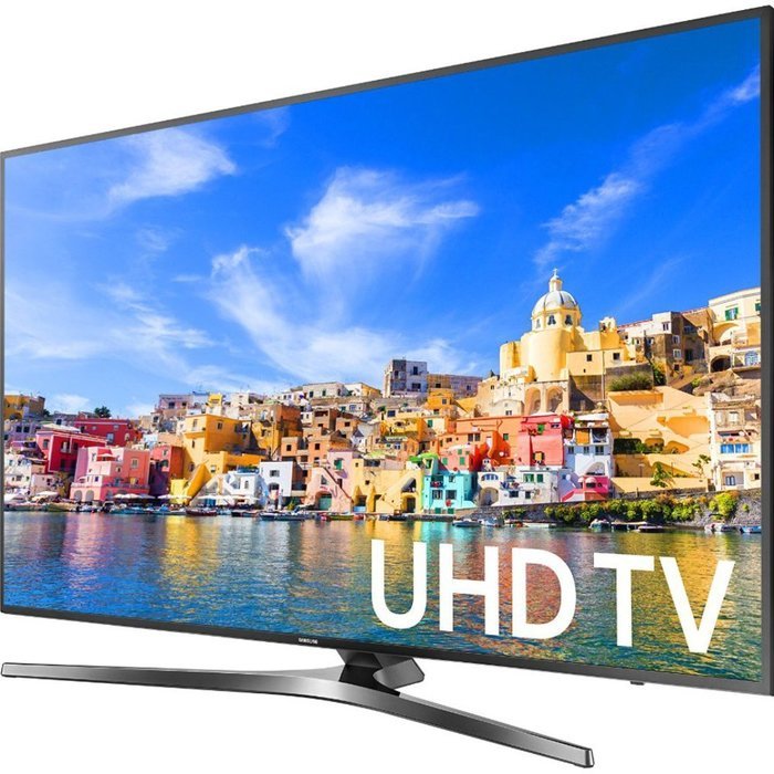 Samsung 65" Class KU7000 7-Series 4K UHD TV (UN65KU7000FXZA) with Samsung 3D Wi-Fi 4K Ultra HD Blu-ray Disc Player N4