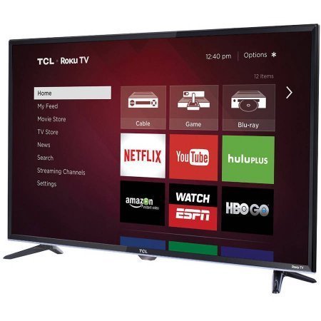 TCL Dolby Digital Plus 32" 720p 60Hz Smart LED HDTV W/ Roku, Black N2 ...