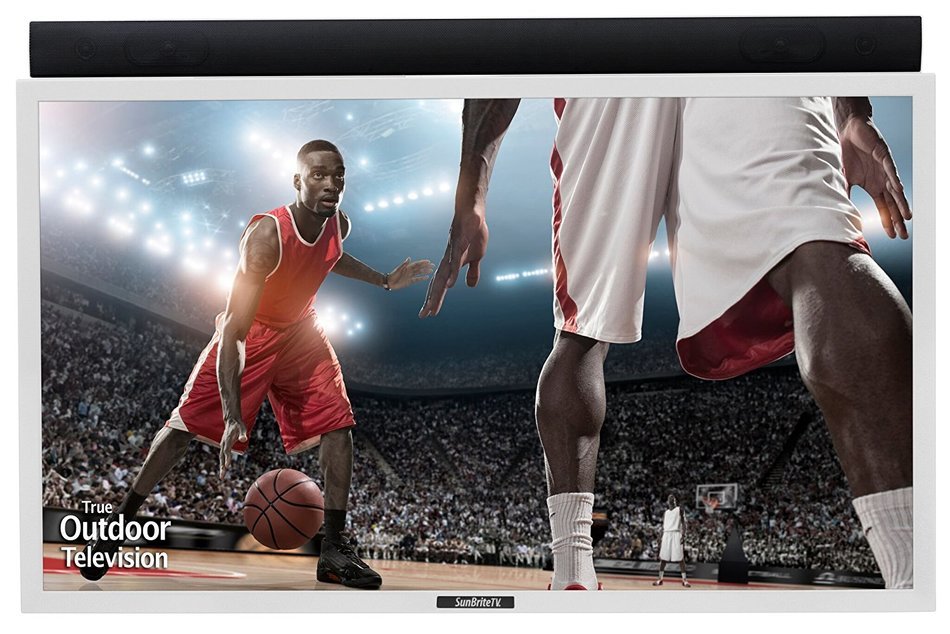 49" TV Outdoor Pro Sunbrite Model 4917HD All Weather Television LED LCD HD Direct Sunlight View - WHITE Aluminum...