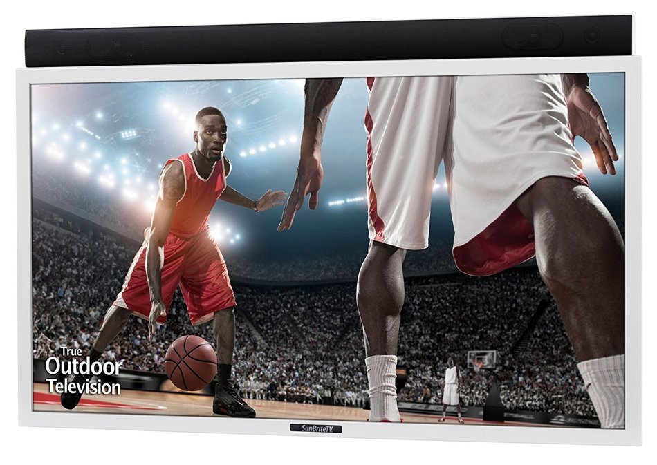 49" TV Outdoor Pro Sunbrite Model 4917HD All Weather Television LED LCD HD Direct Sunlight View - WHITE Aluminum... N2