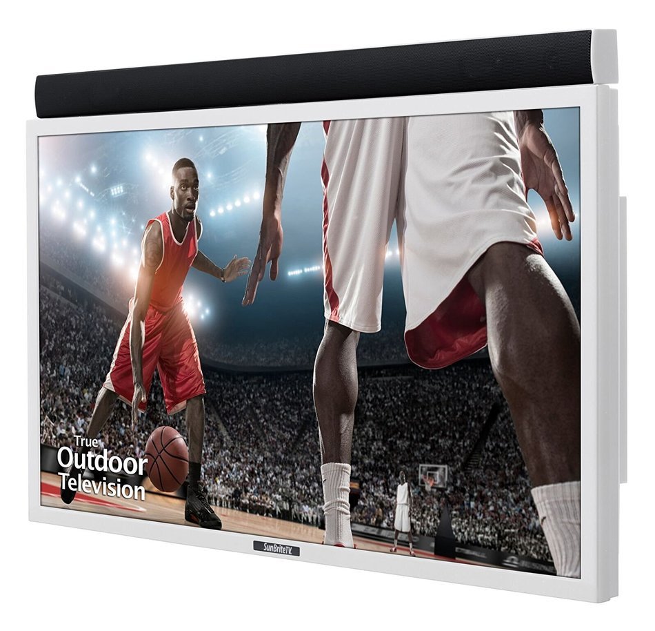 49" TV Outdoor Pro Sunbrite Model 4917HD All Weather Television LED LCD HD Direct Sunlight View - WHITE Aluminum... N3