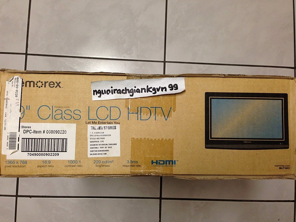 Memorex 19" Widescreen Lcd Hdtv N3