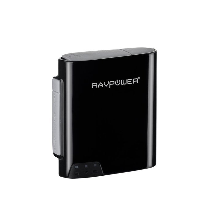 RAVPower FileHub, Wireless Travel Router, Access Point Micro SD Card USB Reader Hard Drive Companion DLNA NAS... N10