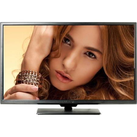 32" LED Class 720P HDTV with ultra slim metal brush bezel, 60Hz, Black