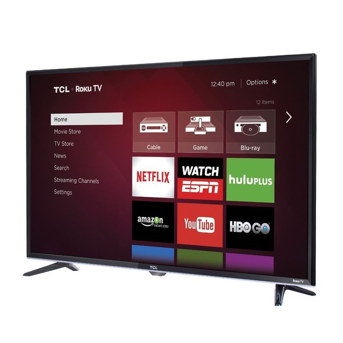 TCL 50" Class Full 1080p 120Hz Built-in Dual-Band Wi-Fi Roku Smart LED HDTV