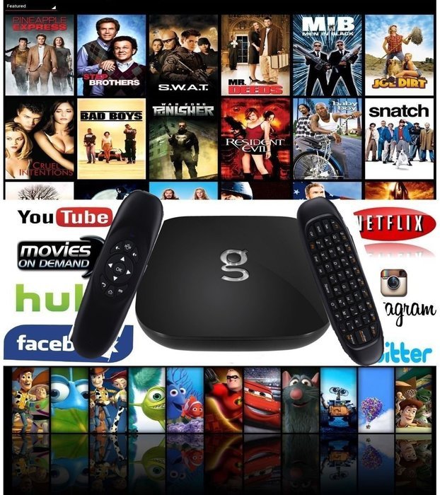Matricom G-Box Q&sup2; Quad/Octo Core Android TV Box [2GB/16GB/4K] Fully Loaded and Ready to Watch With Airmouse/Keyboard...