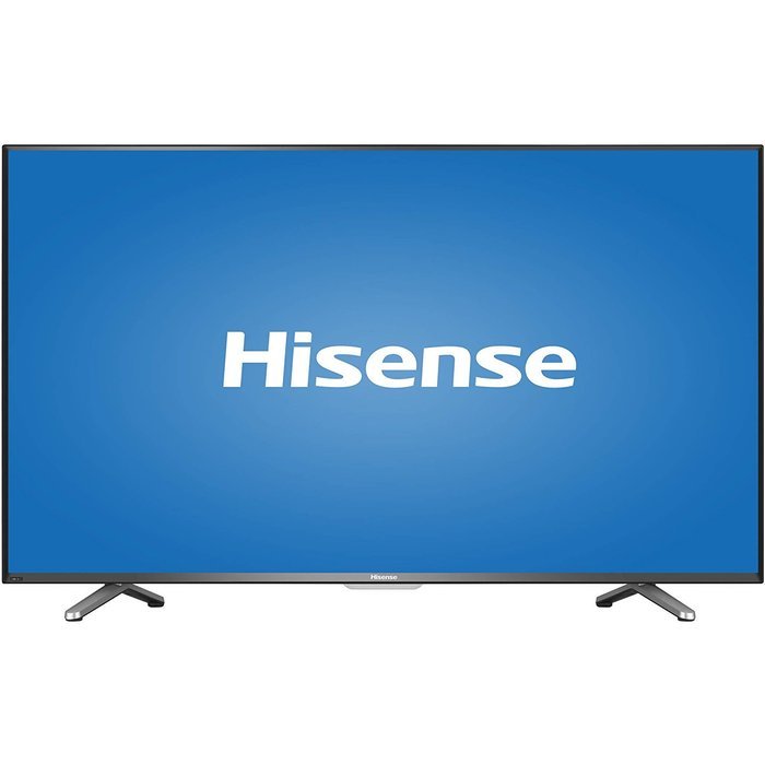 40" Hisense Wall-Mountable, Built-in WiFi and Ethernet, Ultra HD LED Smart HDTV, Black