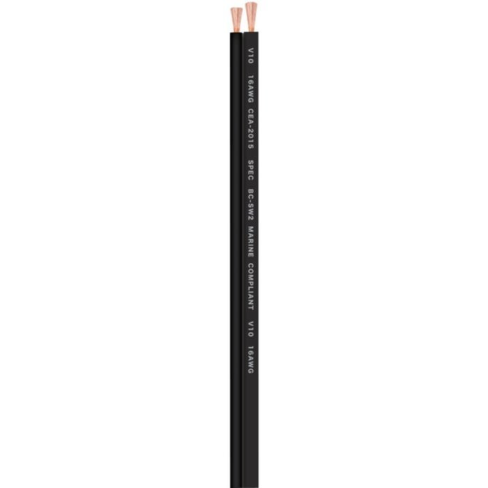 T-SPEC V10SW16250-BK Speaker Wire 250ft 16 Gauge Black Consumer Electronics