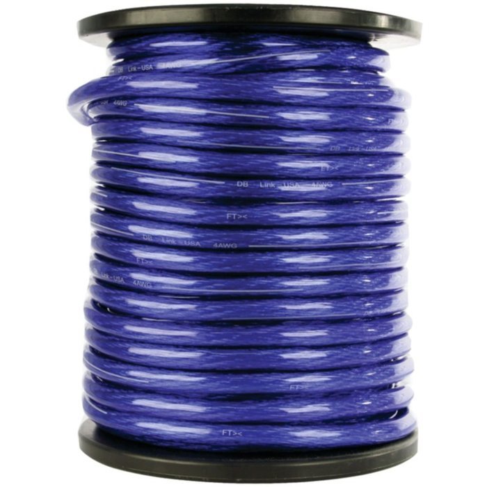 db Link STPW0BL50Z Power Wire Soft Touch Blue 0 Gauge 50 Roll Consumer Electronics