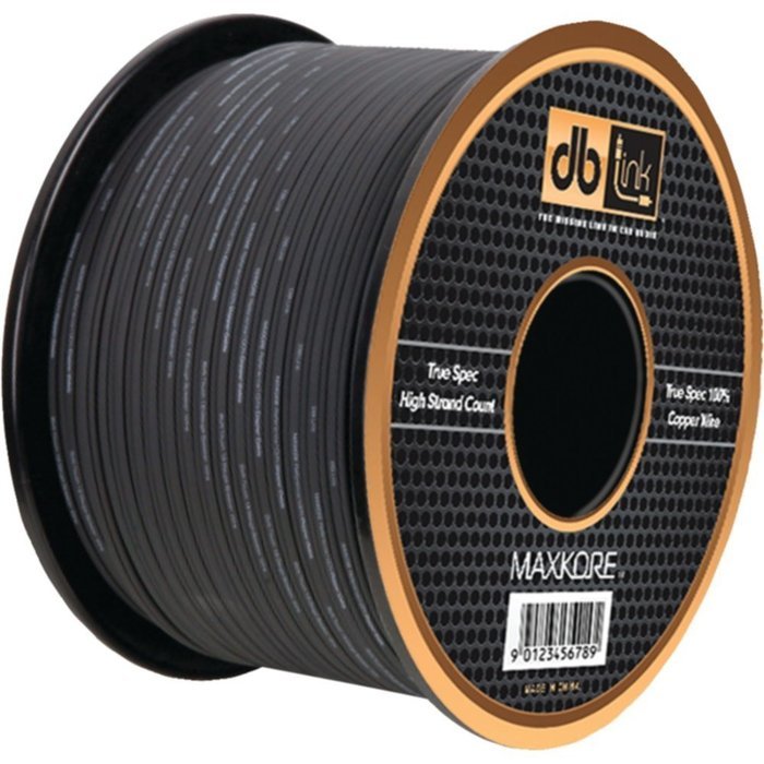 db Link MKSW10BK100 Speaker Wire Black Soft Touch 10 Gauge 100ft Consumer Electronics