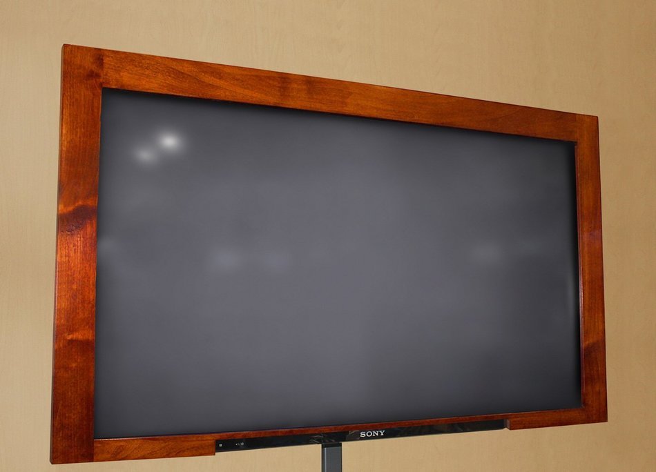 TV Frames Now Sony 40" Class LED Golden Oak TV Frame