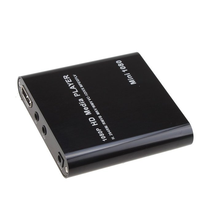 HDMI Media Player, AGPtek Black Mini 1080p Full-HD Ultra HDMI Digital Media Player for -MKV/RM- HDD USB Drives... N6