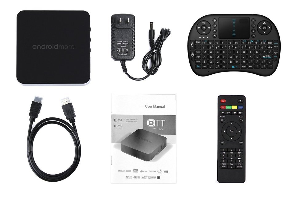 Kodi with Keyboard and Remote - Android TV Box with Kodi PRE-installed - Stream Millions of Movies, TV Shows and... N6