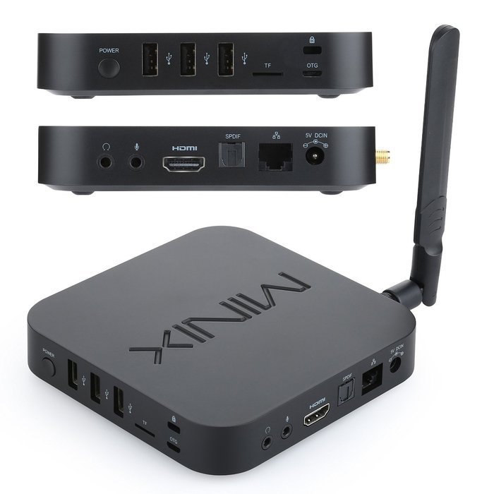 MINIX NEO U1 Android 64-Bit Super HD 4K TV Box Streaming Media Players Devices with A2 Lite Air Mouse Remote Control N2