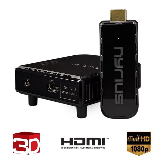 Nyrius ARIES Prime Wireless Video HDMI Transmitter & Receiver for Streaming HD 1080p 3D Video & Digital Audio... N9