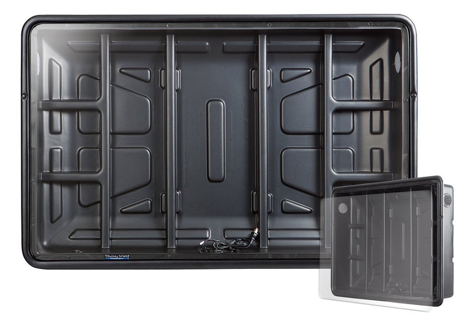 The Display Shield 40-50" Outdoor Anti-Glare Display Enclosure with Fan