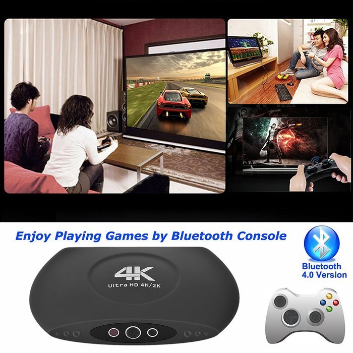 Android TV Box Fully Loaded &ndash; [1GB+16GB+Bluetooth 4.0] Kodi 16.1 XBMC, [2017 Esdabem Unique Newest Design] Support... N4