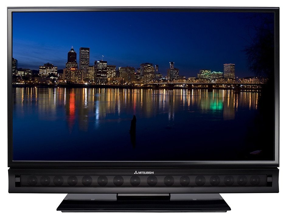 Mitsubishi LT-52151 52-Inch 1080p 120Hz LCD HDTV with Integrated Sound Projector, Black
