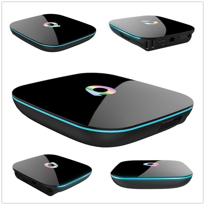 WISEWO Q-Box Android 5.1 Amlogic S905 Smart TV Box Quad Core Speed Bluetooth 4.0 Dual Band Wifi KODI/XBMC Fully... N3