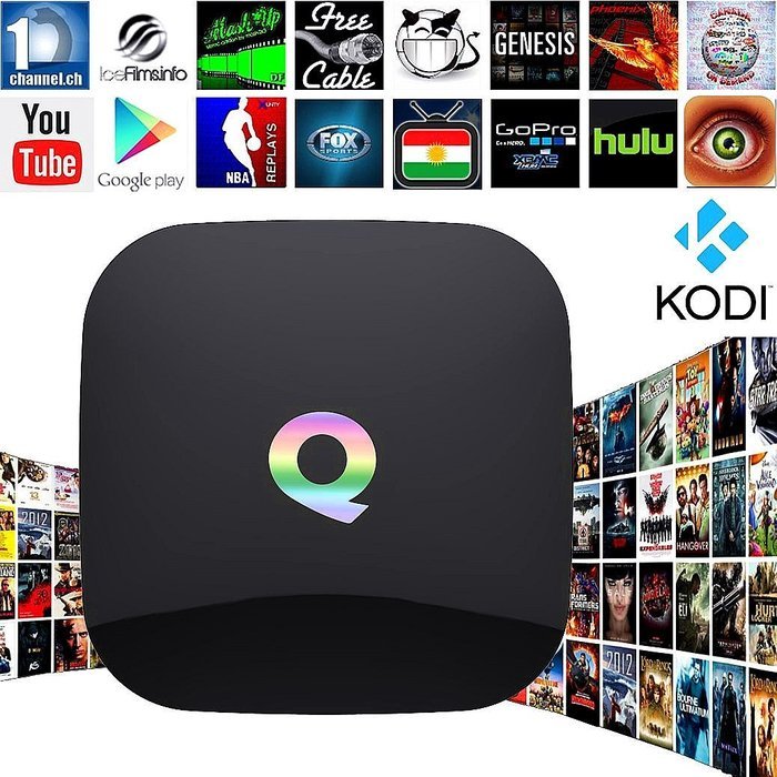 WISEWO Q-Box Android 5.1 Amlogic S905 Smart TV Box Quad Core Speed Bluetooth 4.0 Dual Band Wifi KODI/XBMC Fully... N7