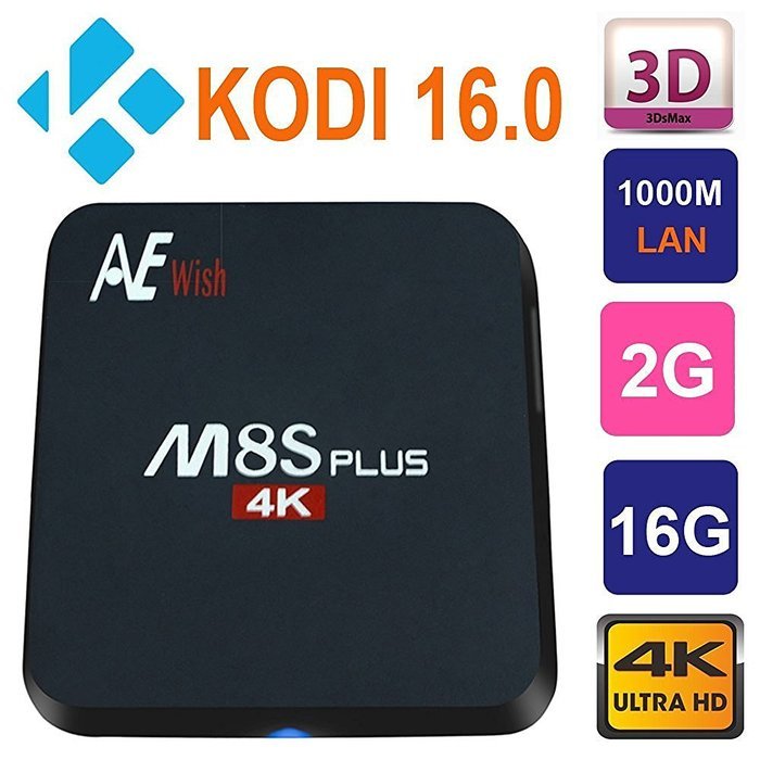 Android 6.0 TV Box Kodi 17.0 Fully Loaded Unlocked Octa Core Amlogic S912 4K Ultra HD 2G/32G DDR3 WIFI 2.4G/5G... N11