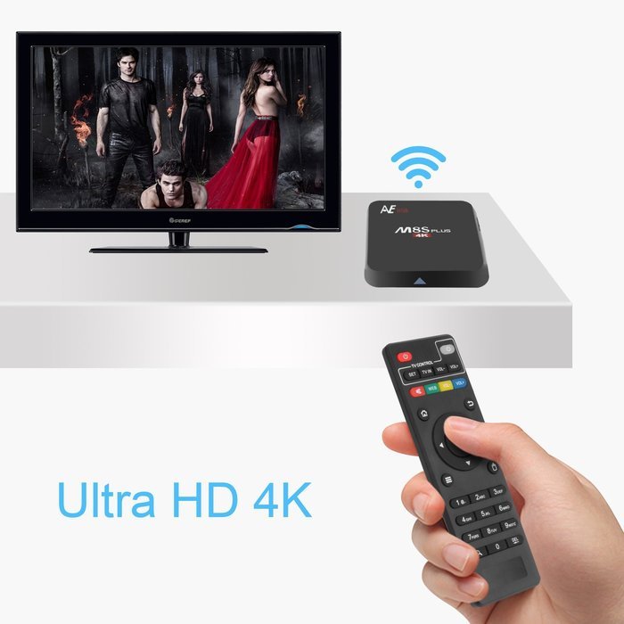Android 6.0 TV Box Kodi 17.0 Fully Loaded Unlocked Octa Core Amlogic S912 4K Ultra HD 2G/32G DDR3 WIFI 2.4G/5G... N14