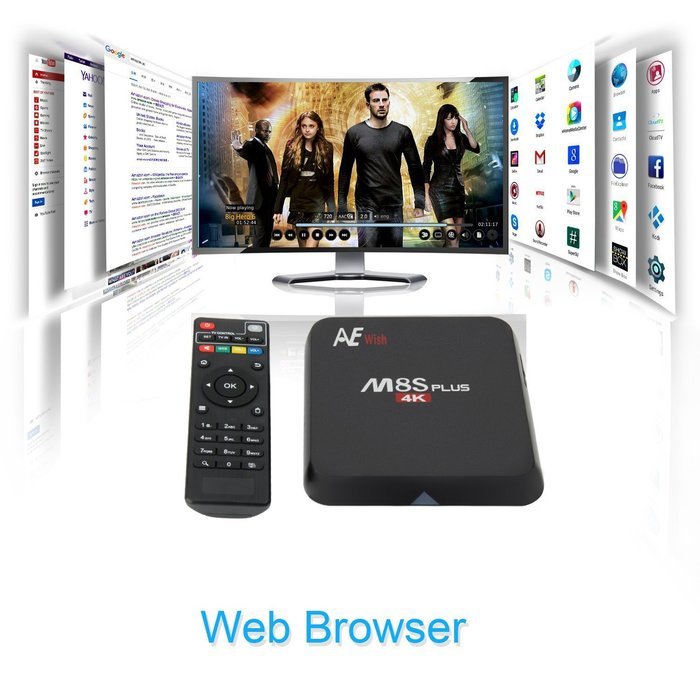 Android 6.0 TV Box Kodi 17.0 Fully Loaded Unlocked Octa Core Amlogic S912 4K Ultra HD 2G/32G DDR3 WIFI 2.4G/5G... N15
