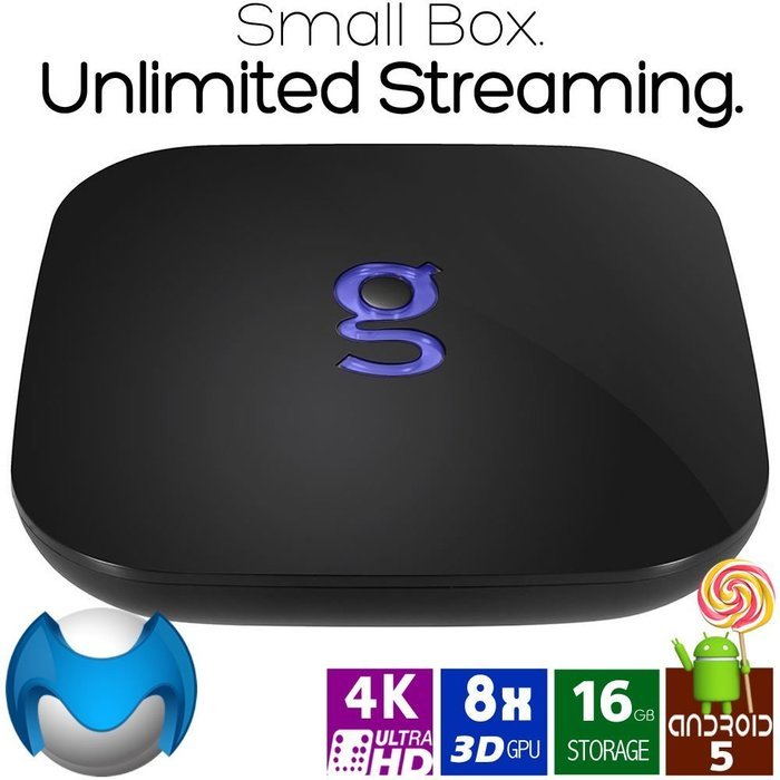 Matricom G-Box Q&sup2; Android TV Streaming Media Mini PC [2GB/16GB/4K] Quad/Octo Core