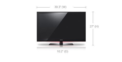 Samsung LN40B540P 40" LCD TV 1080P 3 HDMI