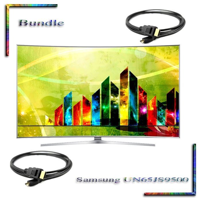 UN65JS9500 65 inch curved Smart LED 4K Ultra HD TV un65js9500 Bundle