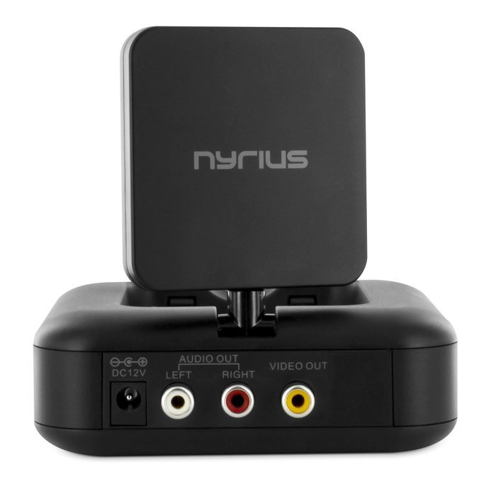 Nyrius 5.8GHz 4 Channel Wireless Video & Audio Sender Transmitter & Receiver with IR Remote Extender for Streaming... N5