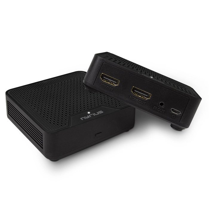 Nyrius Wireless HDMI Video Transmitter & Receiver System w/ IR Remote Extender for Streaming HD 1080p 3D Video... N8