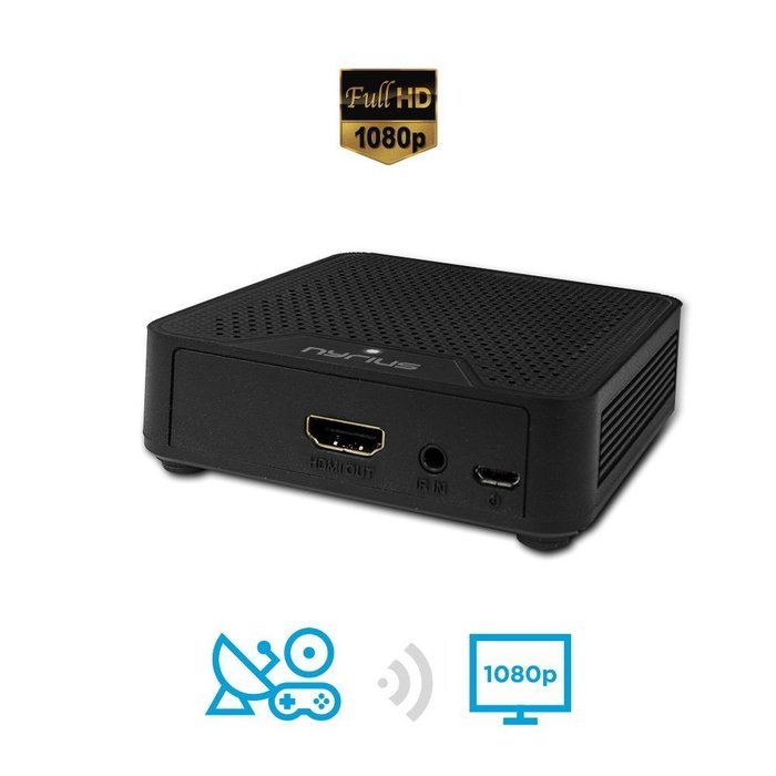 Nyrius Wireless HDMI Video Transmitter & Receiver System w/ IR Remote Extender for Streaming HD 1080p 3D Video... N9