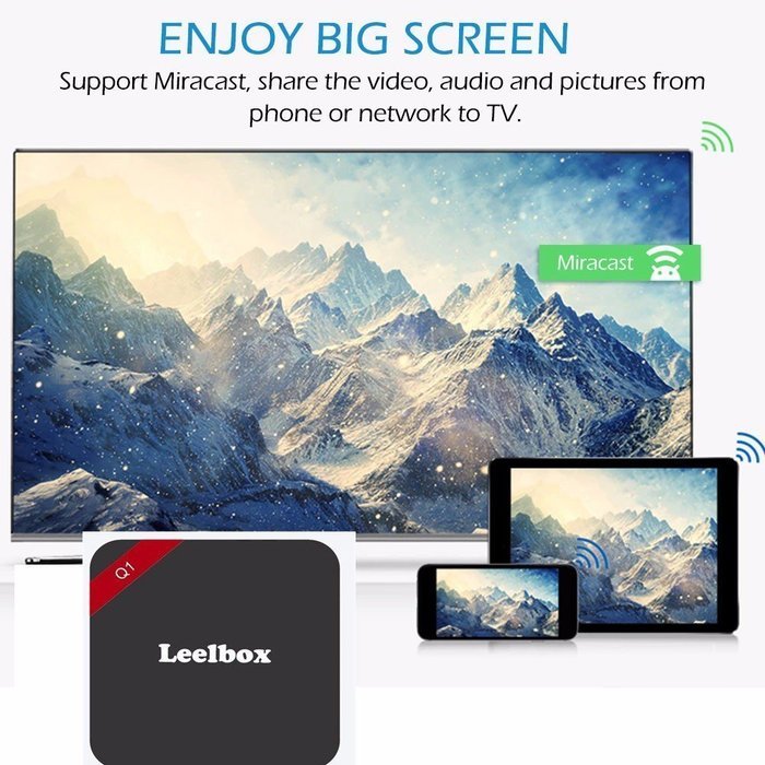 2016 hotting 4K tv box Leelbox Q1 android tv box 16.0 kodi full loaded smart internet iptv box Quad-core Cortex... N2